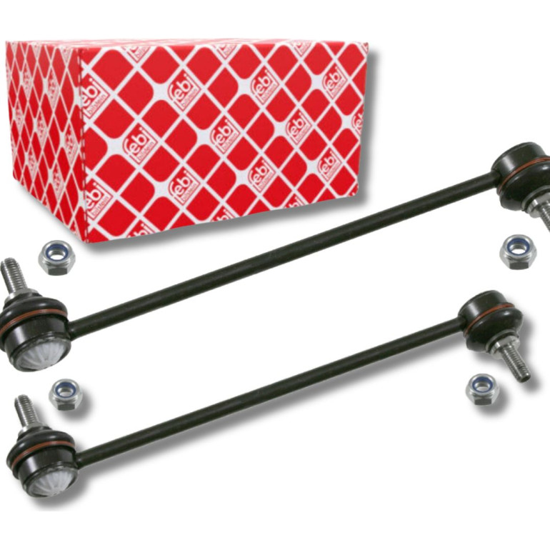 2x FEBI 17377 Koppelstange für BMW 3er, Z4 Vorderachse links + rechts, 270mm, M10 x 1 2x FEBI 17377 Koppelstange für BMW 3er, Z4 Vorderachse links + rechts, 270mm, M10 x 1