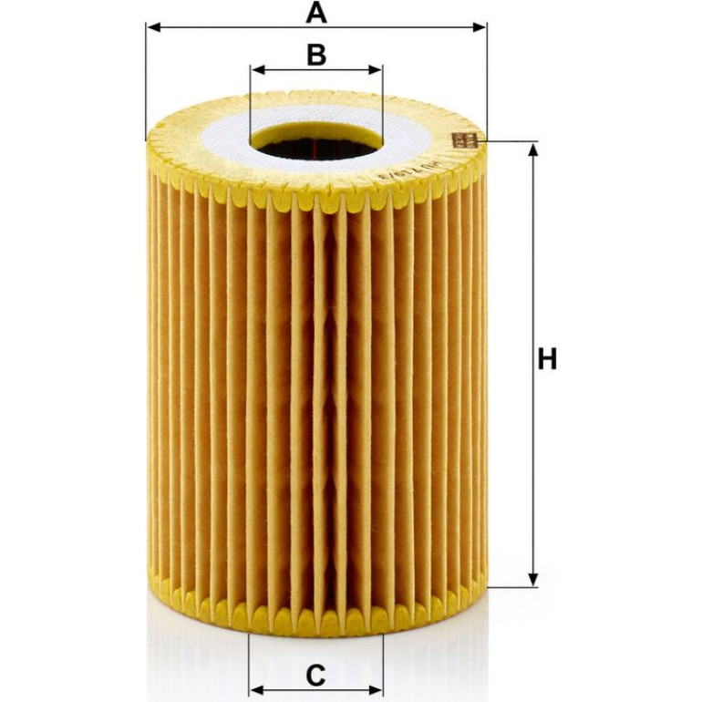 Ölfilter HU 719/3 X