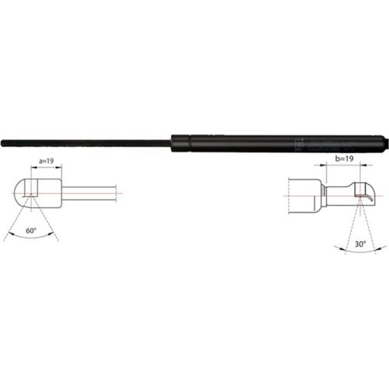 Gasfeder, Koffer-/Laderaum 2110421