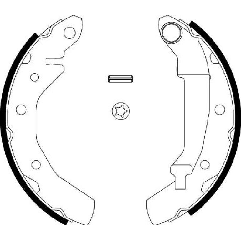 Bremsbackensatz 8DB 355 001-741 Bremsbackensatz 8DB 355 001-741