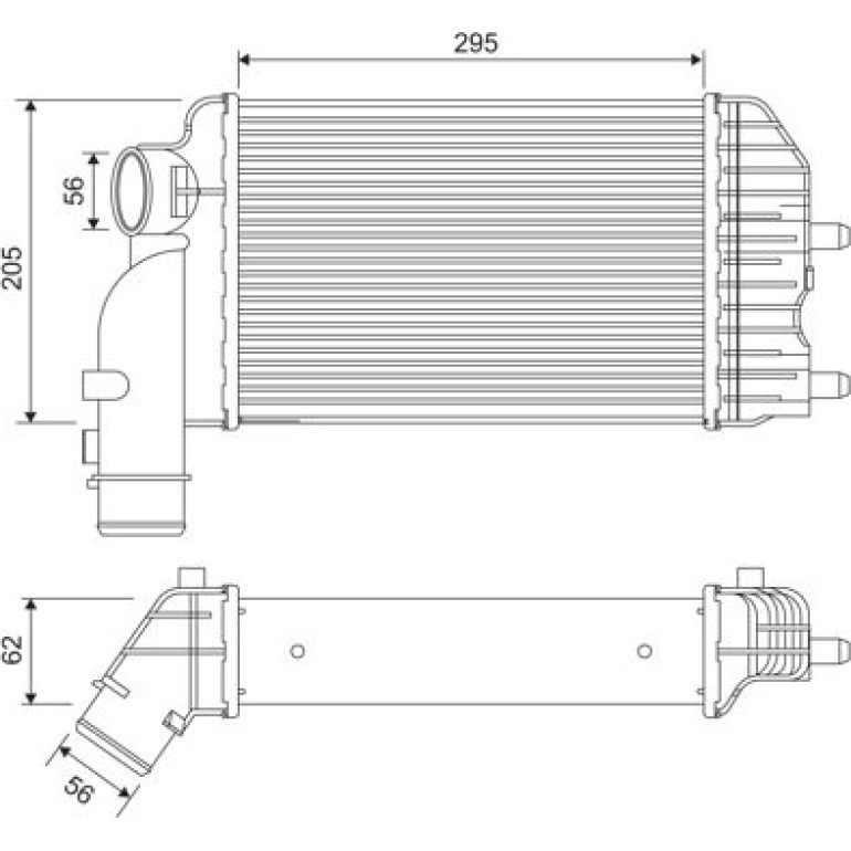 Ladeluftkühler 817632