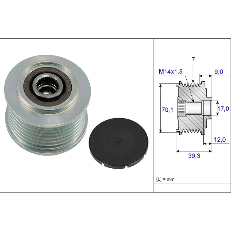 Generatorfreilauf 535 0214 10 Generatorfreilauf 535 0214 10