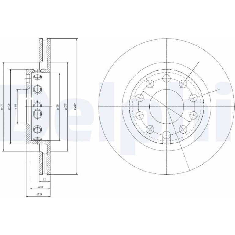 Bremsscheibe BG4058 Bremsscheibe BG4058