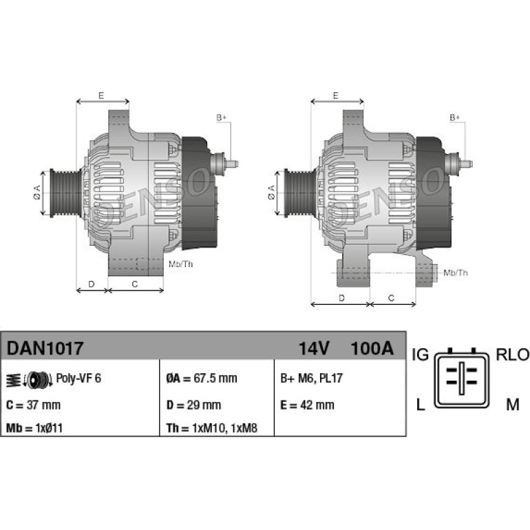 Generator DAN1017 Generator DAN1017