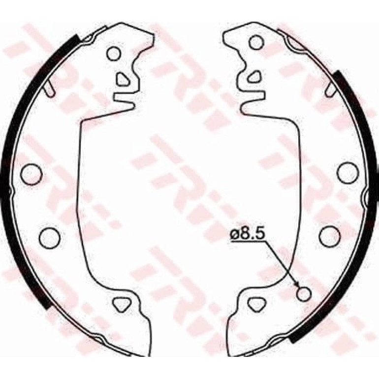 Bremsbackensatz GS8317