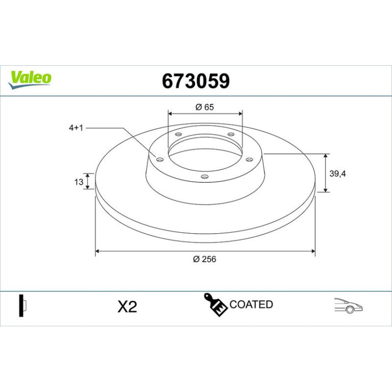 Bremsscheibe 673059 Bremsscheibe 673059