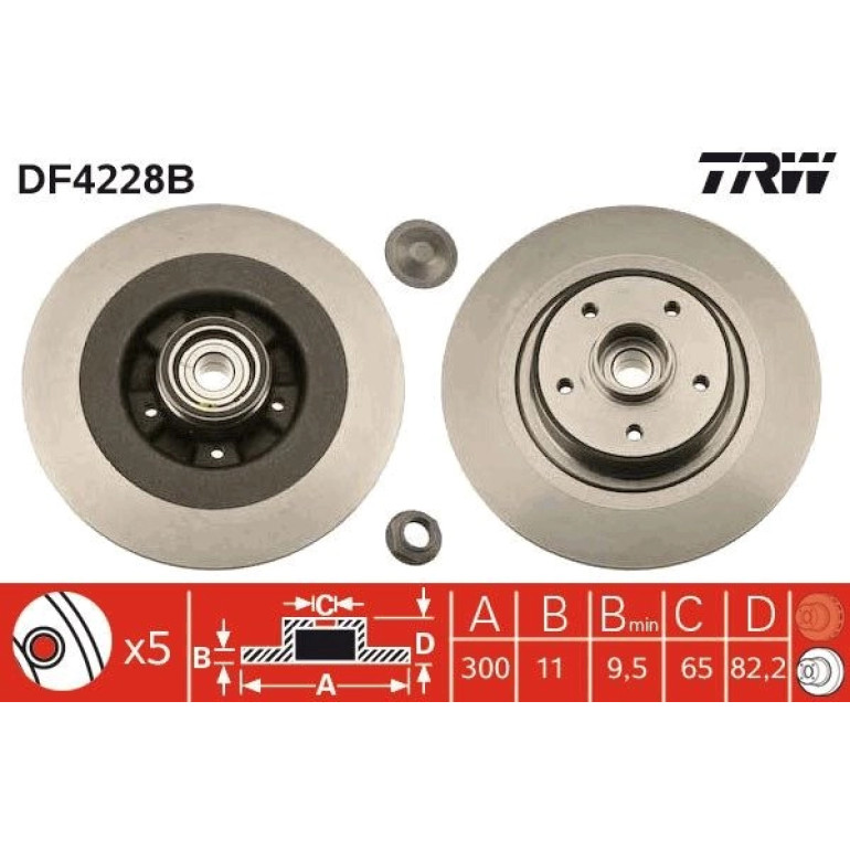 Bremsscheibe DF4228BS Bremsscheibe DF4228BS