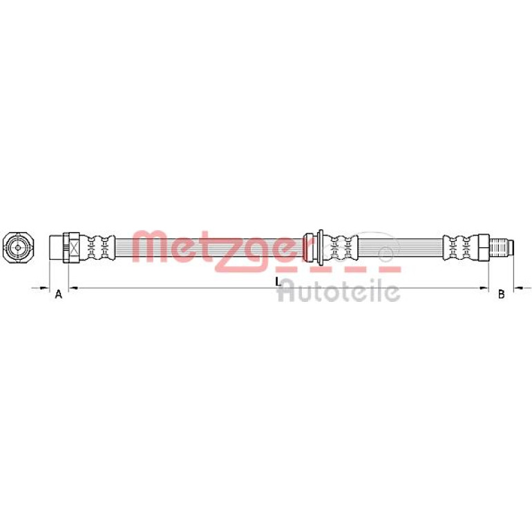 Bremsschlauch 4110946 Bremsschlauch 4110946