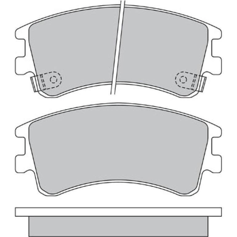 Bremsbelagsatz, Scheibenbremse 1170200 Bremsbelagsatz, Scheibenbremse 1170200