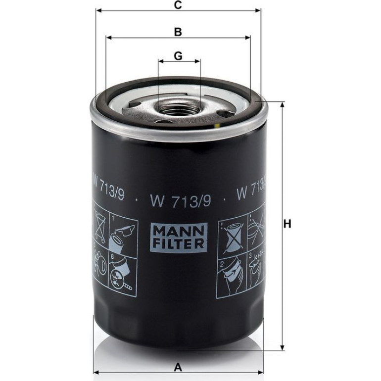 Ölfilter W 713/9 Ölfilter W 713/9