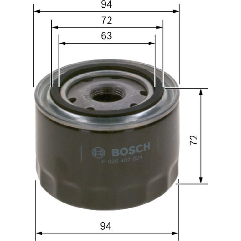 BOSCH F 026 407 024 Ölfilter BOSCH F 026 407 024 Ölfilter