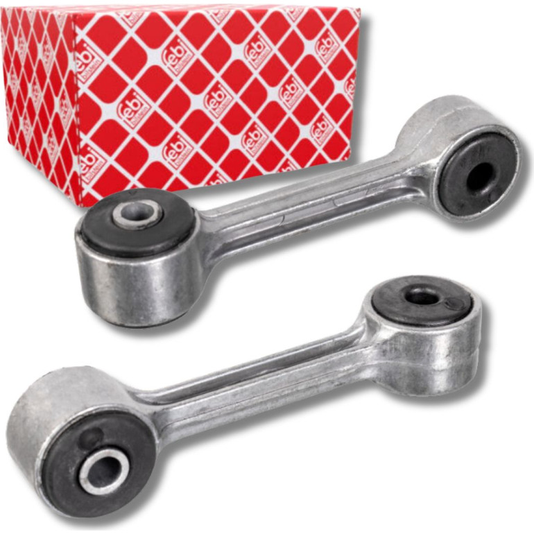 2x FEBI 17779 Koppelstange für BMW 3er Hinterachse links + rechts, 95mm