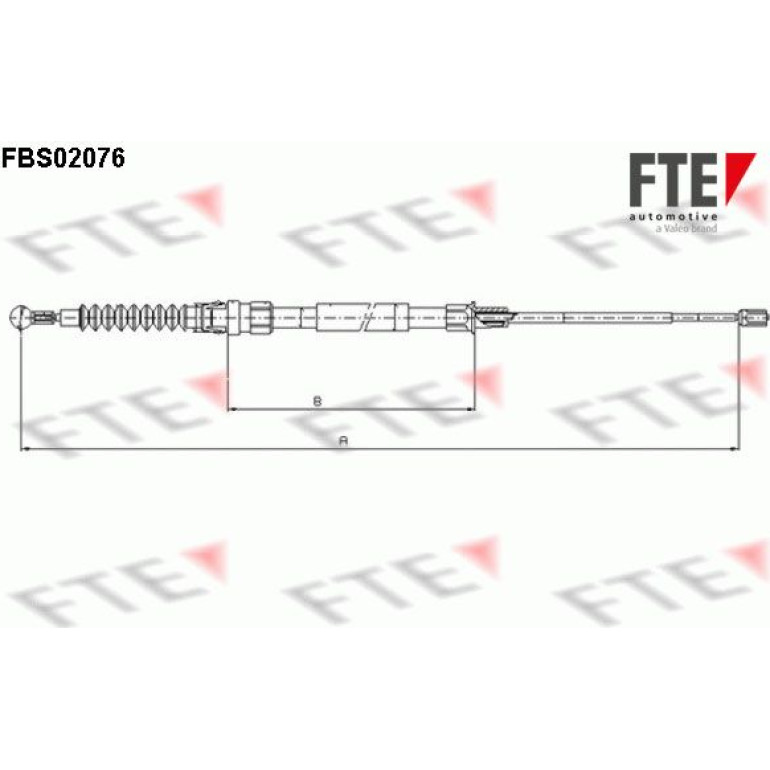 Seilzug, Feststellbremse 9250077 Seilzug, Feststellbremse 9250077