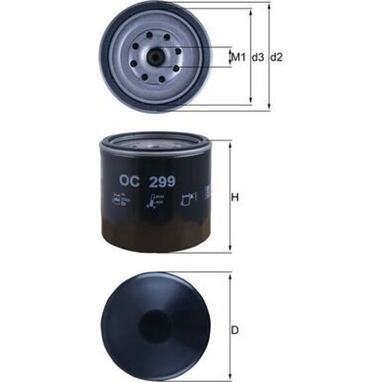 Ölfilter OC 299 Ölfilter OC 299