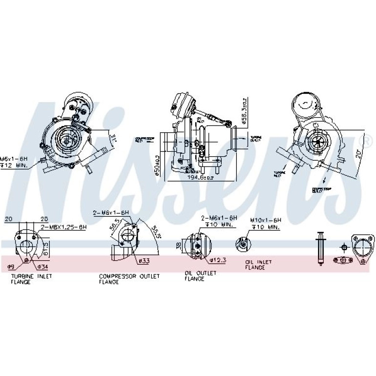 Nissens Turbolader 93418
