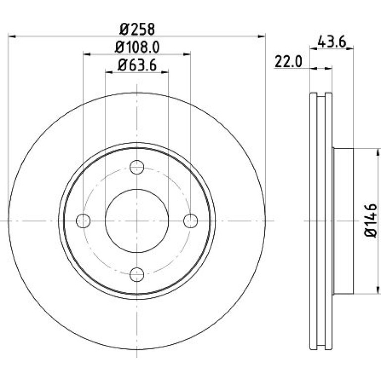 Bremsscheibe 8DD 355 106-431 Bremsscheibe 8DD 355 106-431