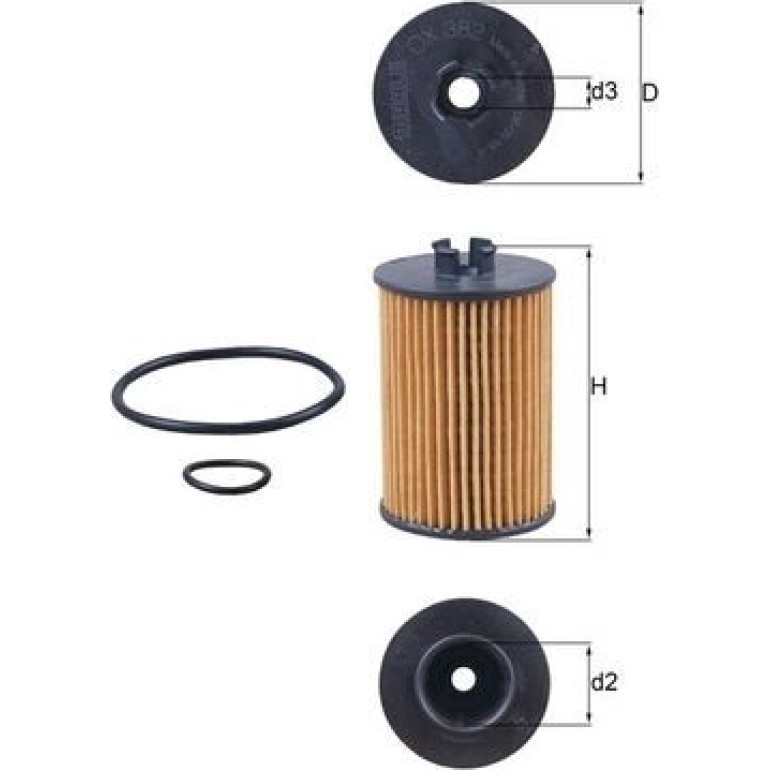 Ölfilter OX 382D Ölfilter OX 382D