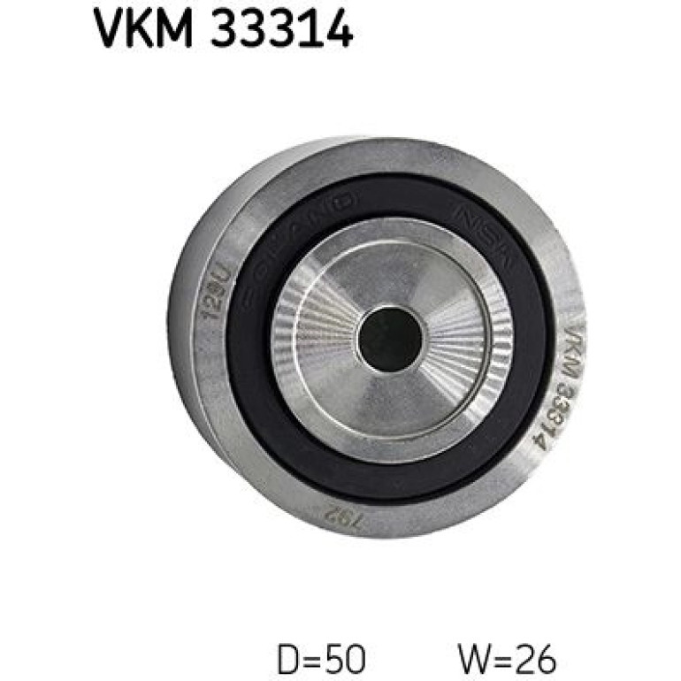 Umlenk-/Führungsrolle, Keilrippenriemen VKM 33314