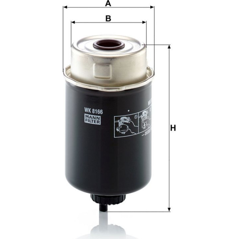 Kraftstofffilter WK 8166 Kraftstofffilter WK 8166