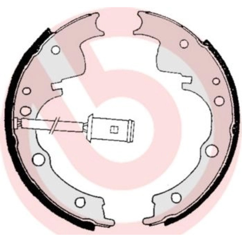 Bremsbackensatz S A6 505
