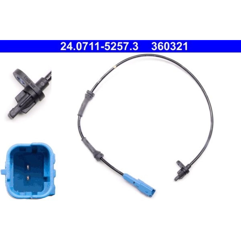 Sensor, Raddrehzahl 24.0711-5257.3