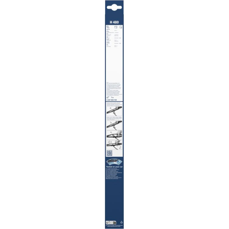 BOSCH H 480 Scheibenwischer Rear 3 397 004 759 BOSCH H 480 Scheibenwischer Rear 3 397 004 759
