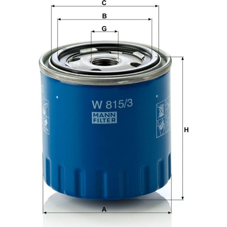 Ölfilter W 815/3