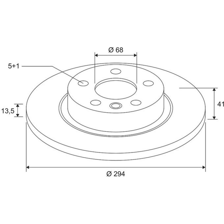 Bremsscheibe 672597