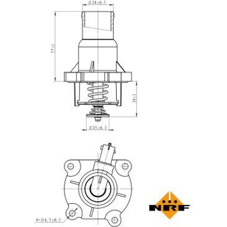 Thermostat, Kühlmittel 725030 Thermostat, Kühlmittel 725030