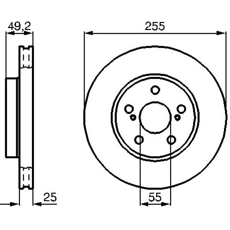 Bremsscheibe 0 986 478 584 Bremsscheibe 0 986 478 584