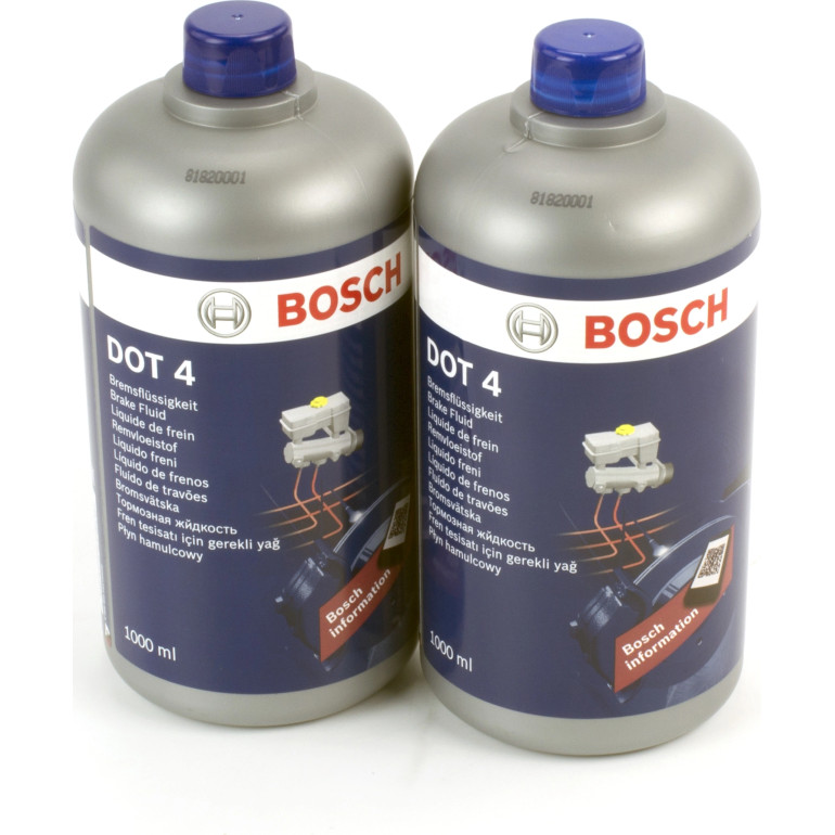 2x DOT 4 BOSCH 1 987 479 107 Bremsflüssigkeit 1l, Gesamt 2l 2x DOT 4 BOSCH 1 987 479 107 Bremsflüssigkeit 1l, Gesamt 2l