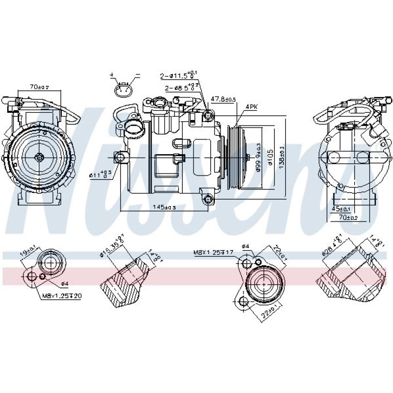 Kompressor, Klimaanlage 89116