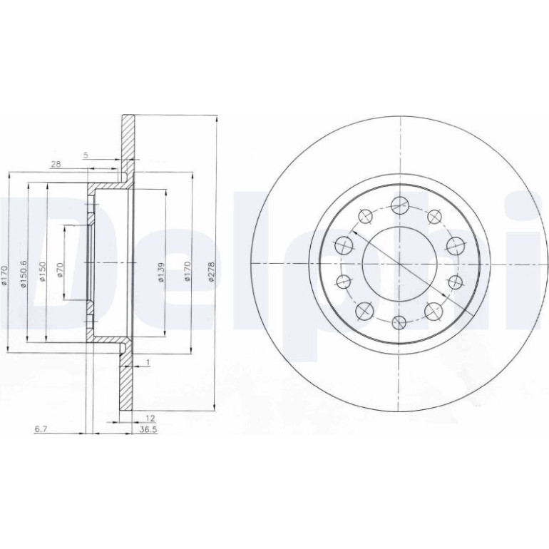 Bremsscheibe BG3994 Bremsscheibe BG3994