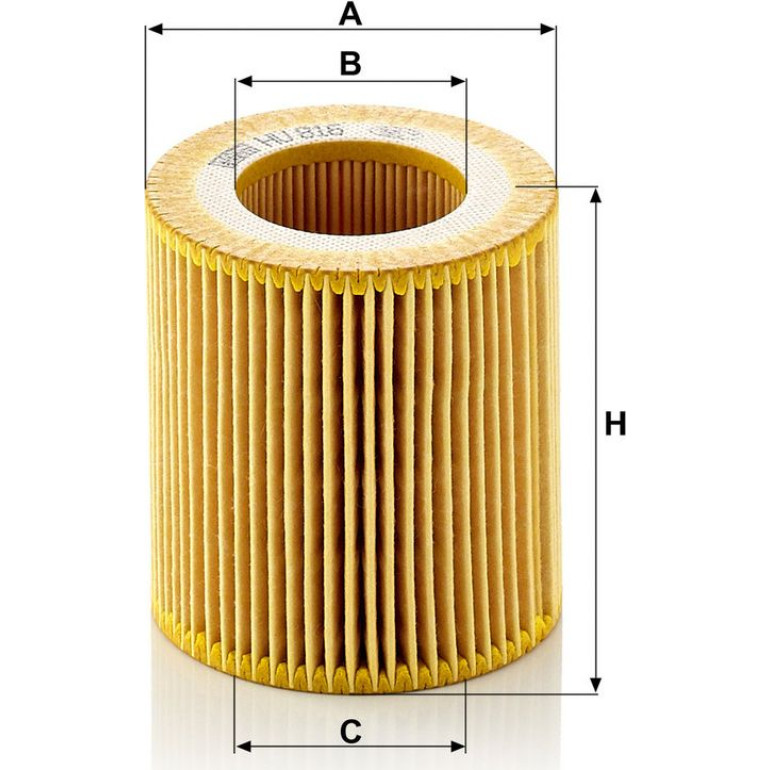 Ölfilter HU 816 Z KIT Ölfilter HU 816 Z KIT