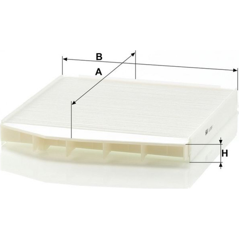 MANN-FILTER CU 2855/1 Innenraumfilter, Partikelfilter