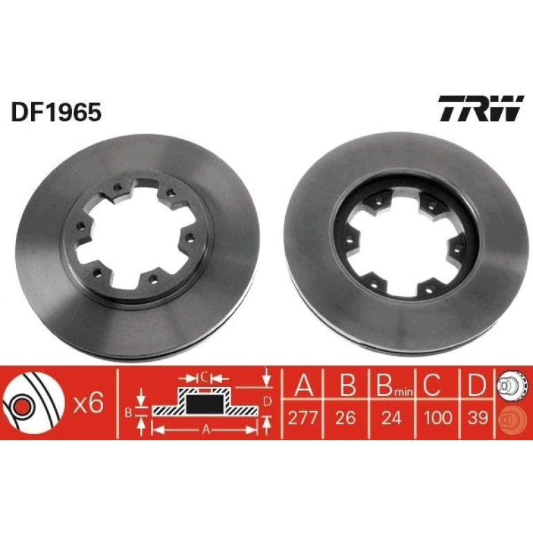 Bremsscheibe DF1965