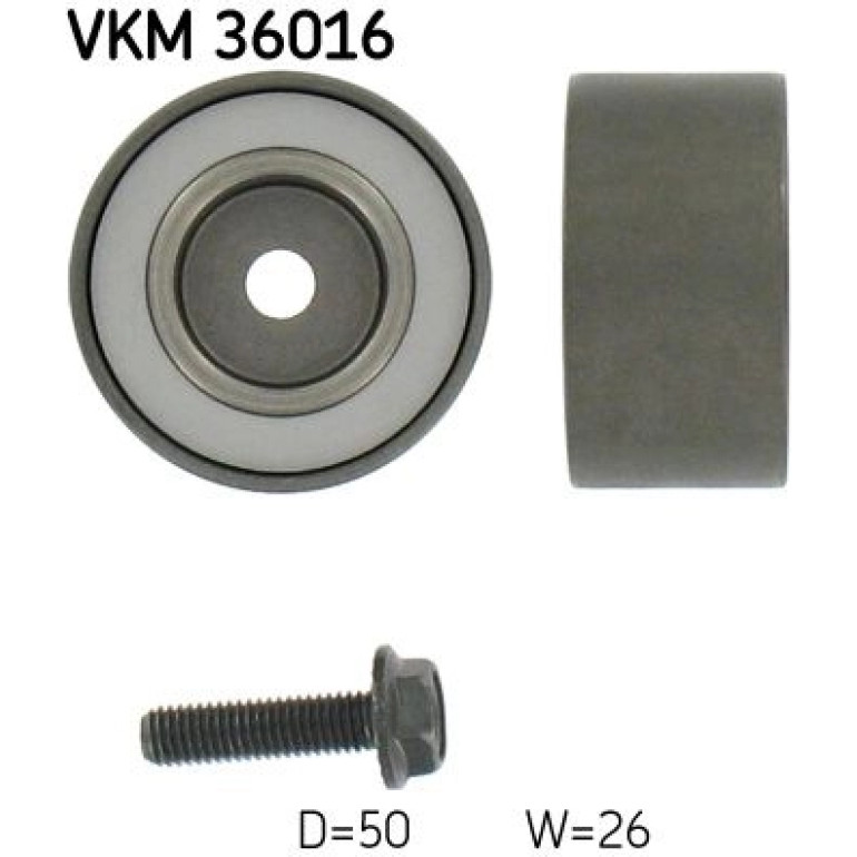 Umlenk-/Führungsrolle, Keilrippenriemen VKM 36016 Umlenk-/Führungsrolle, Keilrippenriemen VKM 36016