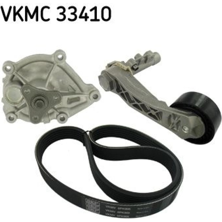 Wasserpumpe + Keilrippenriemensatz VKMC 33410
