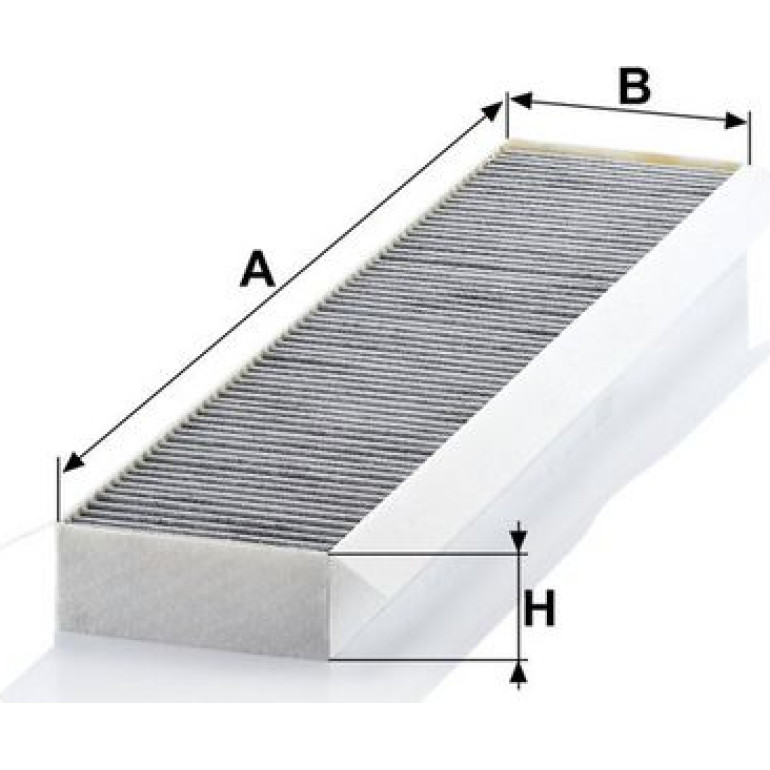 MANN-FILTER CUK 5141 Innenraumfilter, Aktivkohlefilter