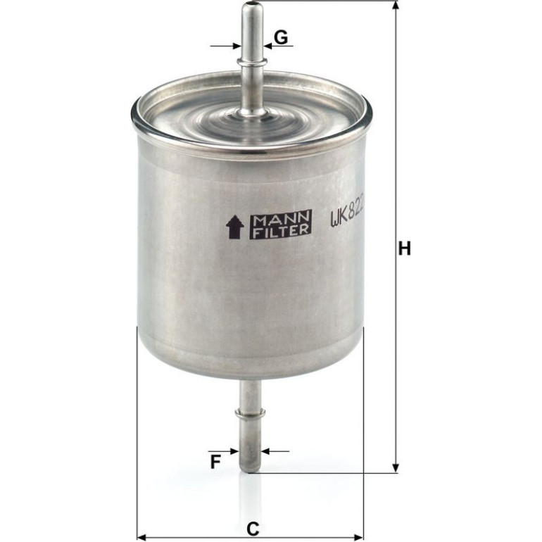 Kraftstofffilter WK 822/2 Kraftstofffilter WK 822/2