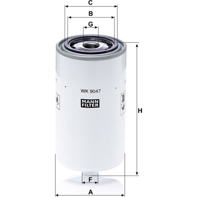 Kraftstofffilter WK 9047 Kraftstofffilter WK 9047