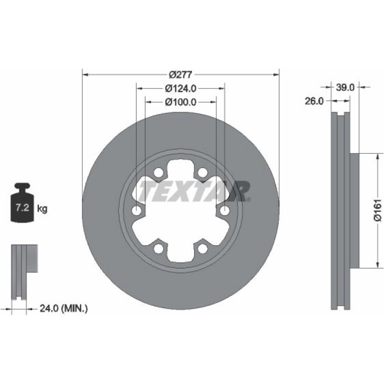 Bremsscheibe 92059000 Bremsscheibe 92059000