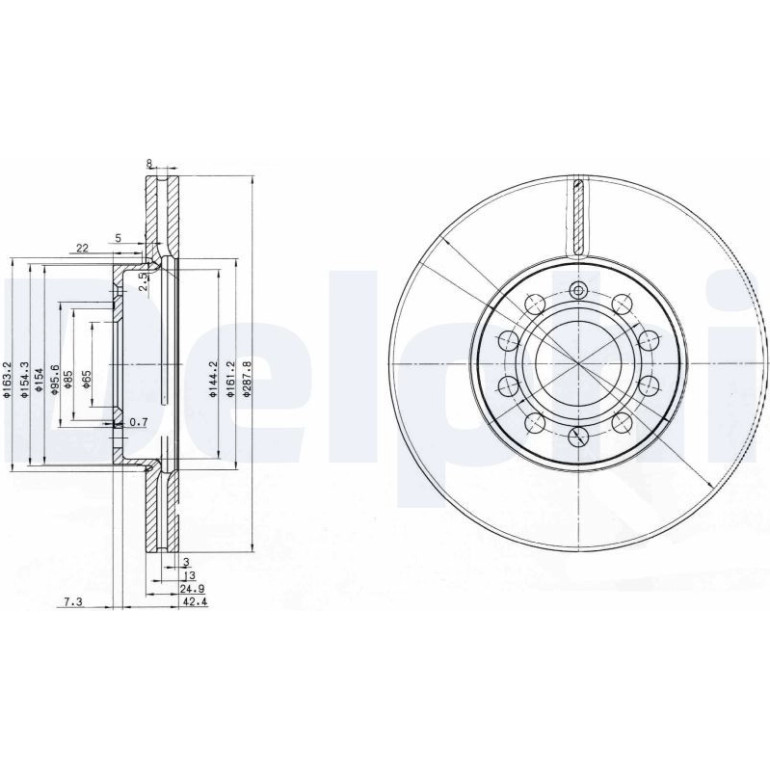 Bremsscheibe BG3833