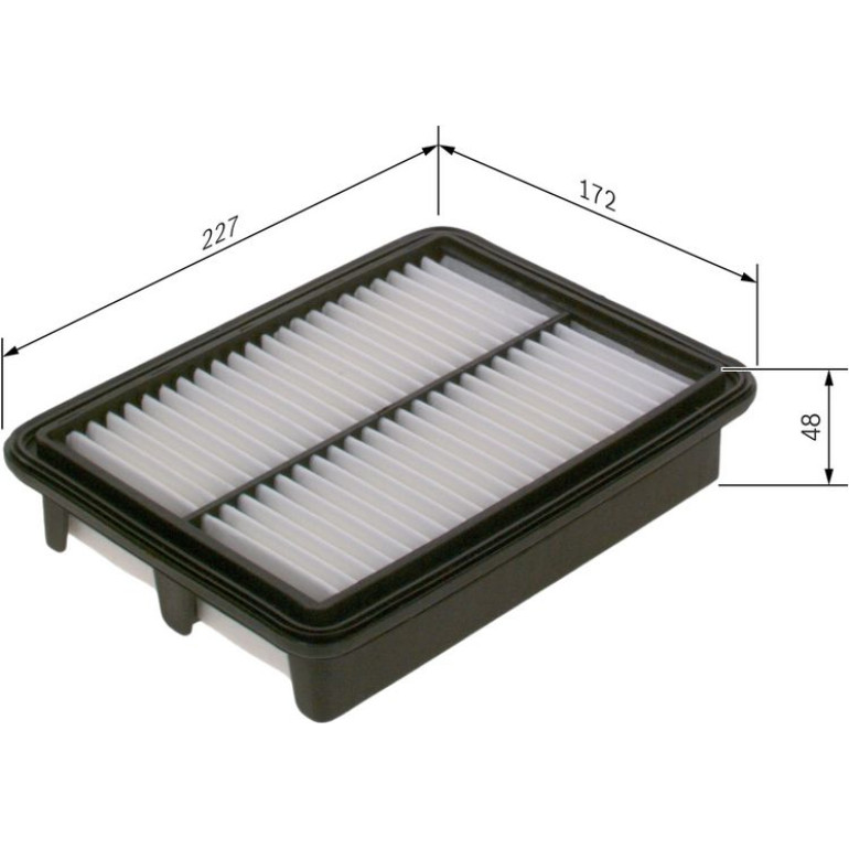 BOSCH F 026 400 457 Luftfilter