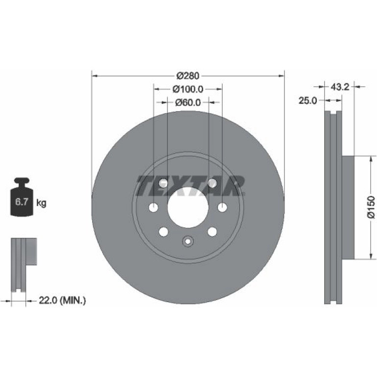 Bremsscheibe 92129303 Bremsscheibe 92129303