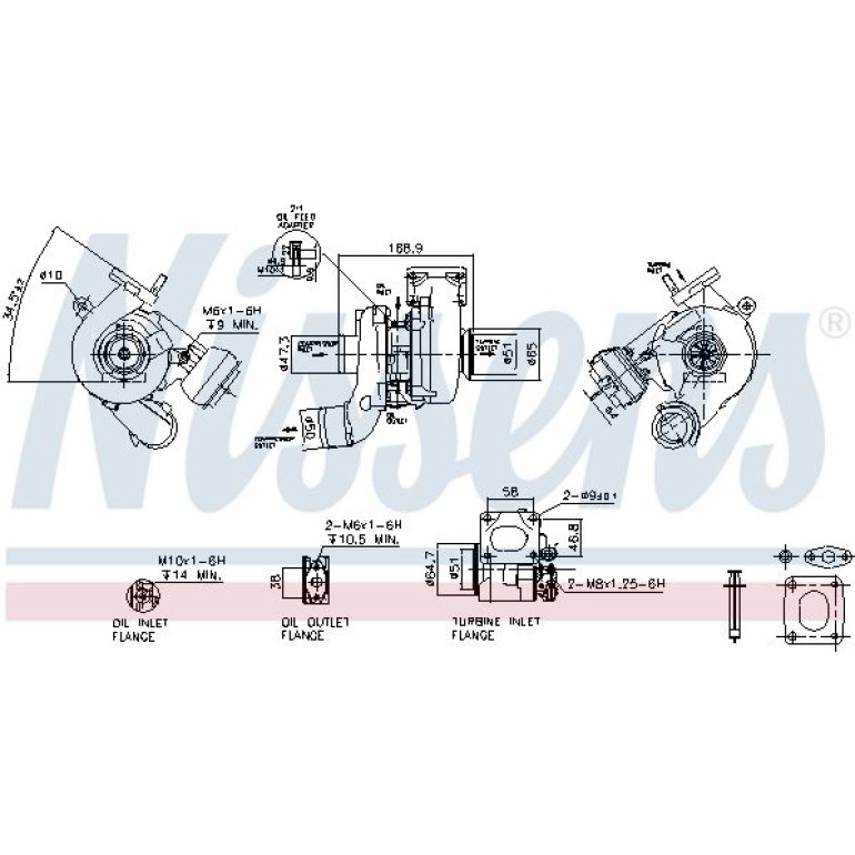Nissens Turbolader 93104 Nissens Turbolader 93104
