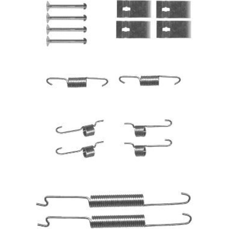 Zubehörsatz, Bremsbacken 8DZ 355 201-011