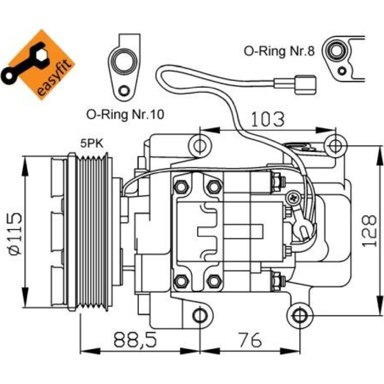 Kompressor, Klimaanlage 32681
