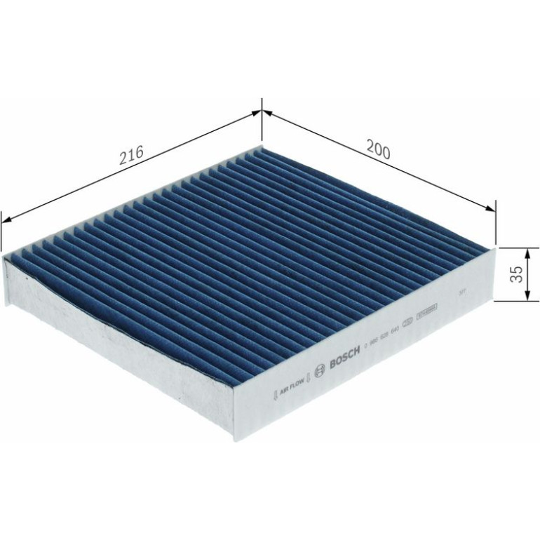 Filter, Innenraumluft 0 986 628 640 Filter, Innenraumluft 0 986 628 640