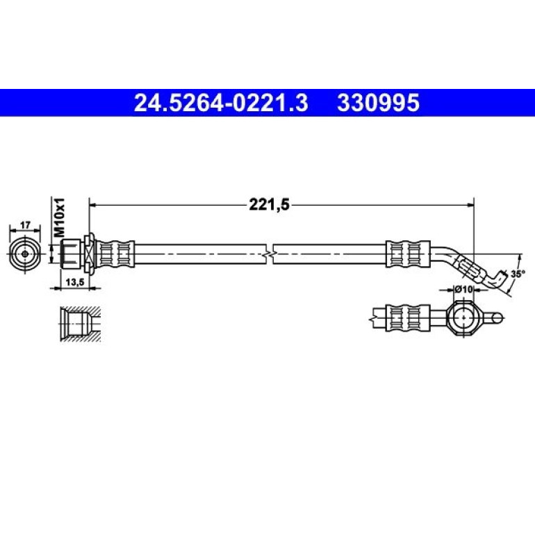 Bremsschlauch 24.5264-0221.3 Bremsschlauch 24.5264-0221.3